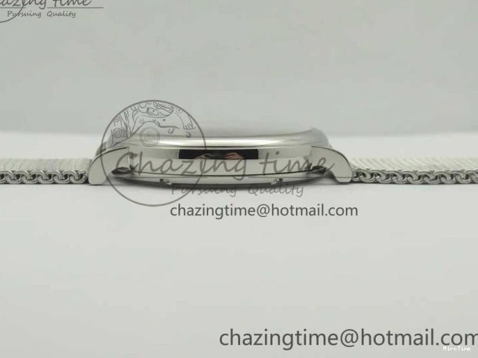 MIROTIME 0405 FastDry Portofino IW356501 SS V3 MK 1:1 Best Edition Black Dial On SS Mesh Bracelet MIYOTA 7195